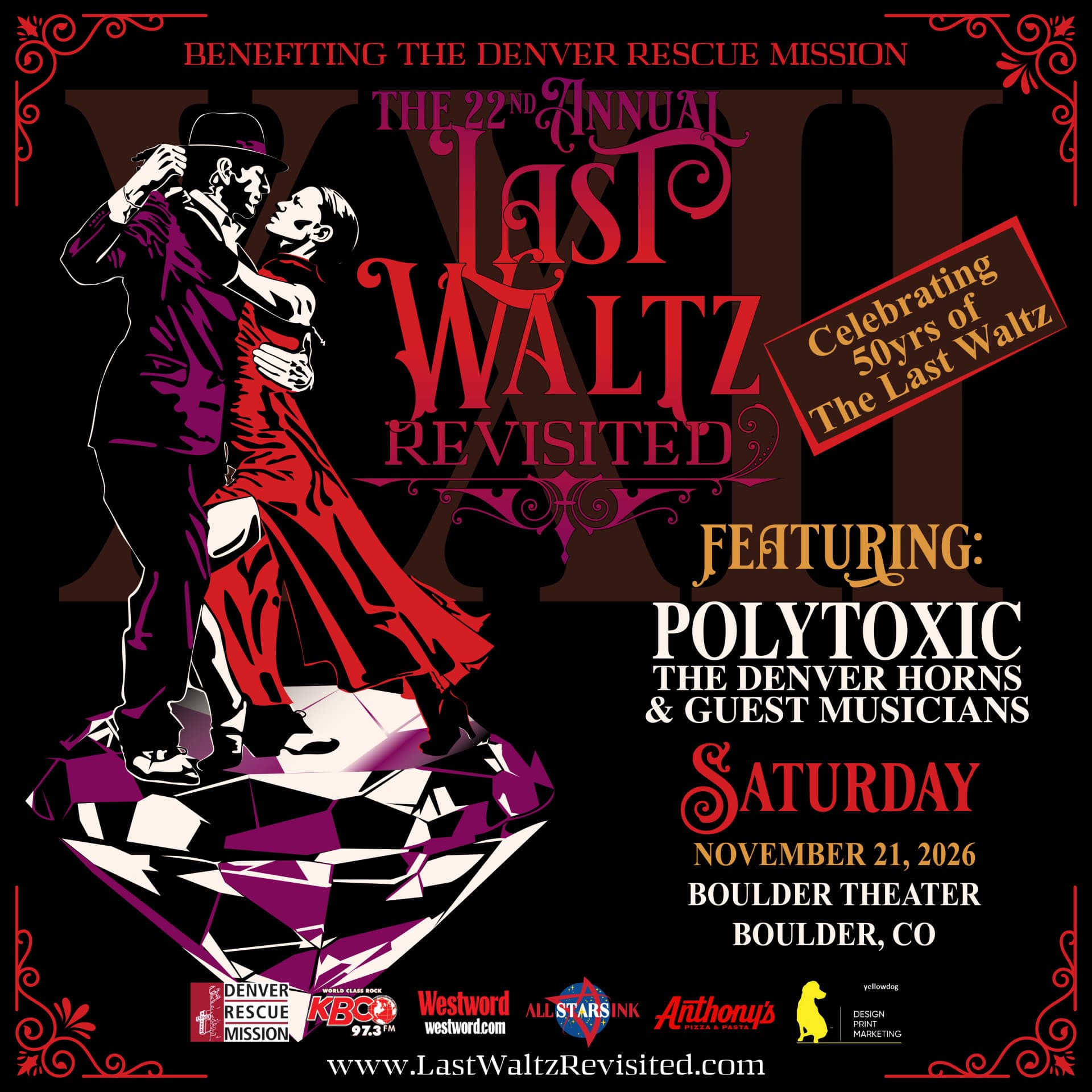 22nd Annual Last Waltz Revisited feat. Polytoxic, The Denver Horns & Guest Musicians