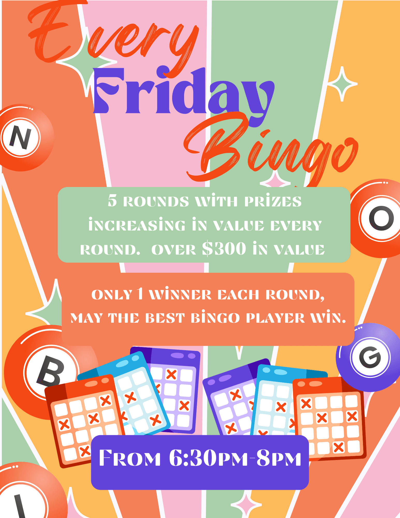 Friday Night Bingo!