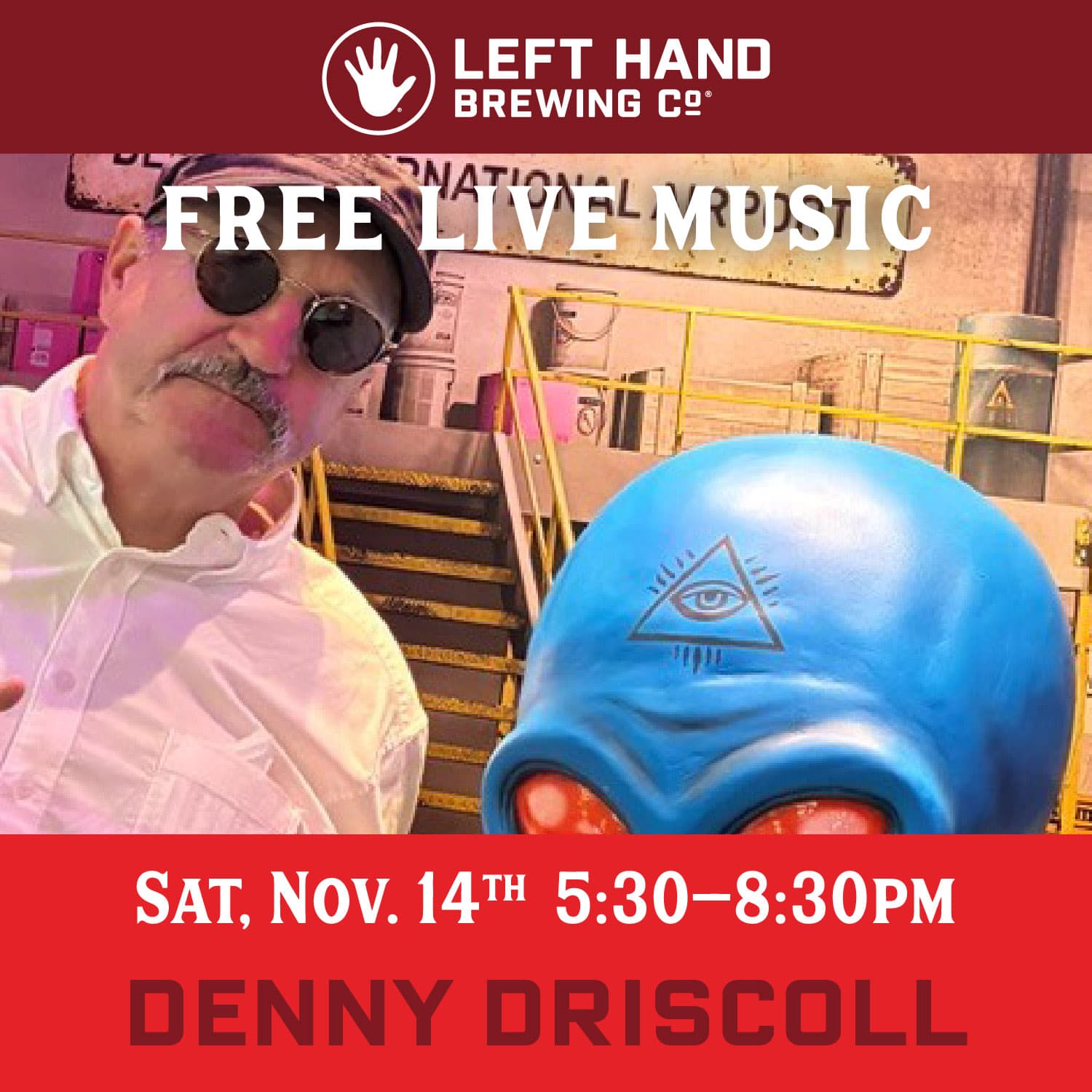 Free Live Music with Denny Driscoll