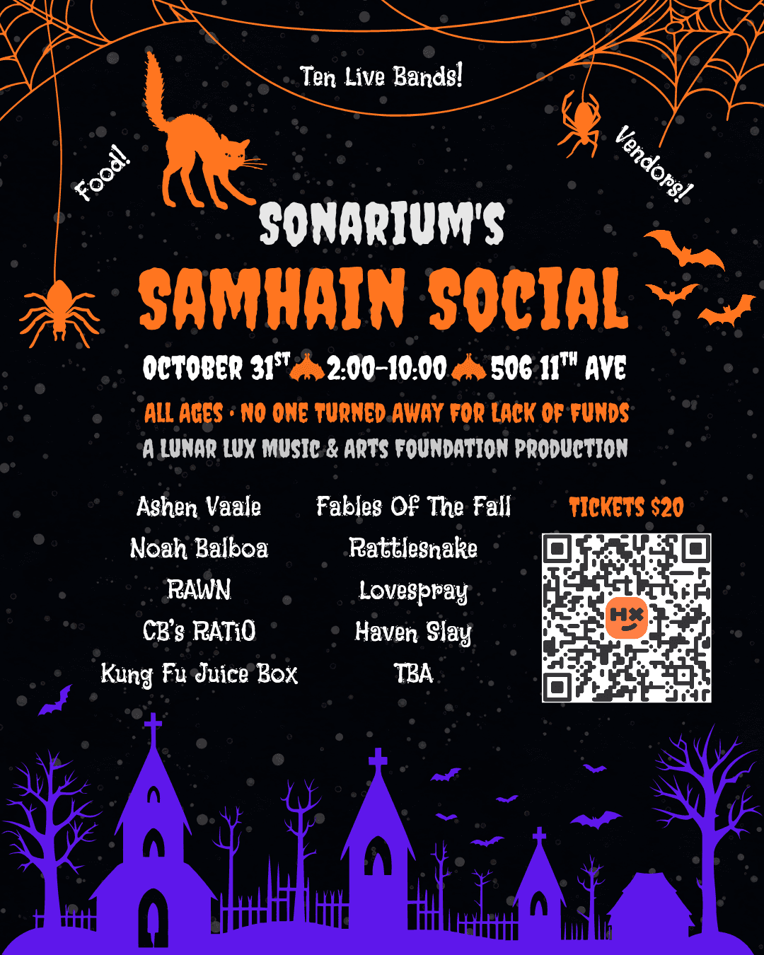 Samhain Social at Sonarium