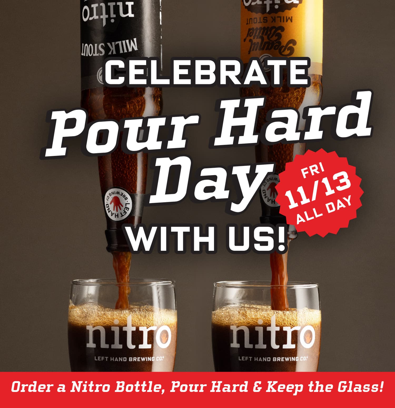 Celebrate Pour Hard Day at Left Hand!