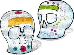Calaveritas workshop with Maribel