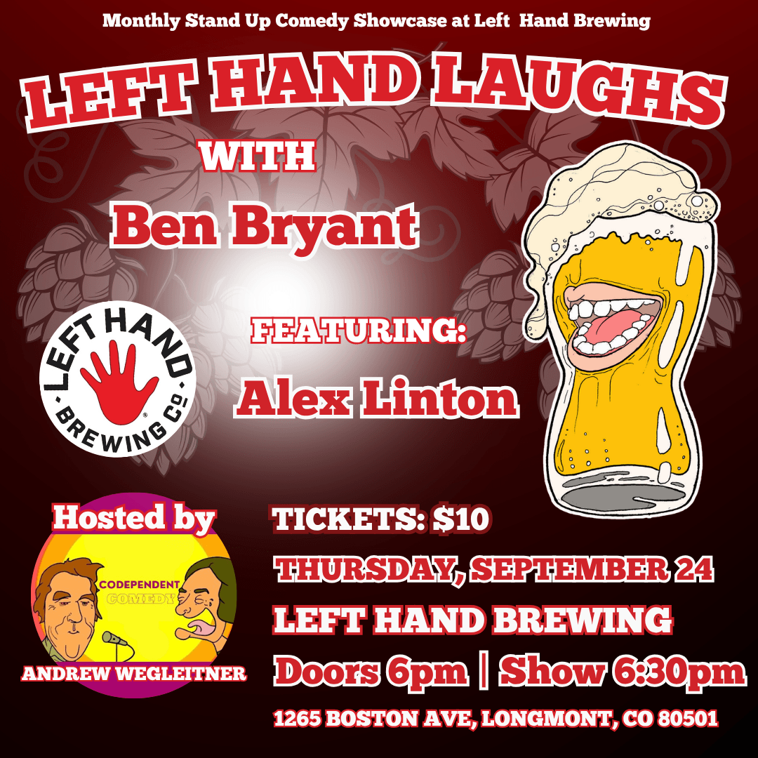 Left Hand Laughs Stand Up Comedy in the Tasting Room