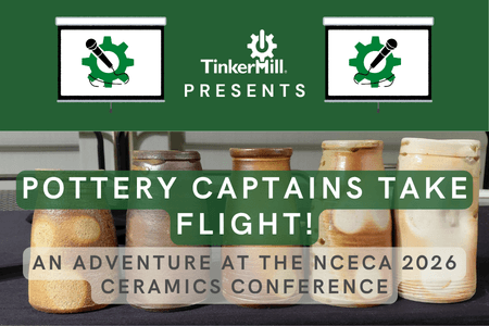 TinkerMill Presents: Pottery Captains Take Flight! An Adventure at the NCECA 2026 Ceramics Conference
