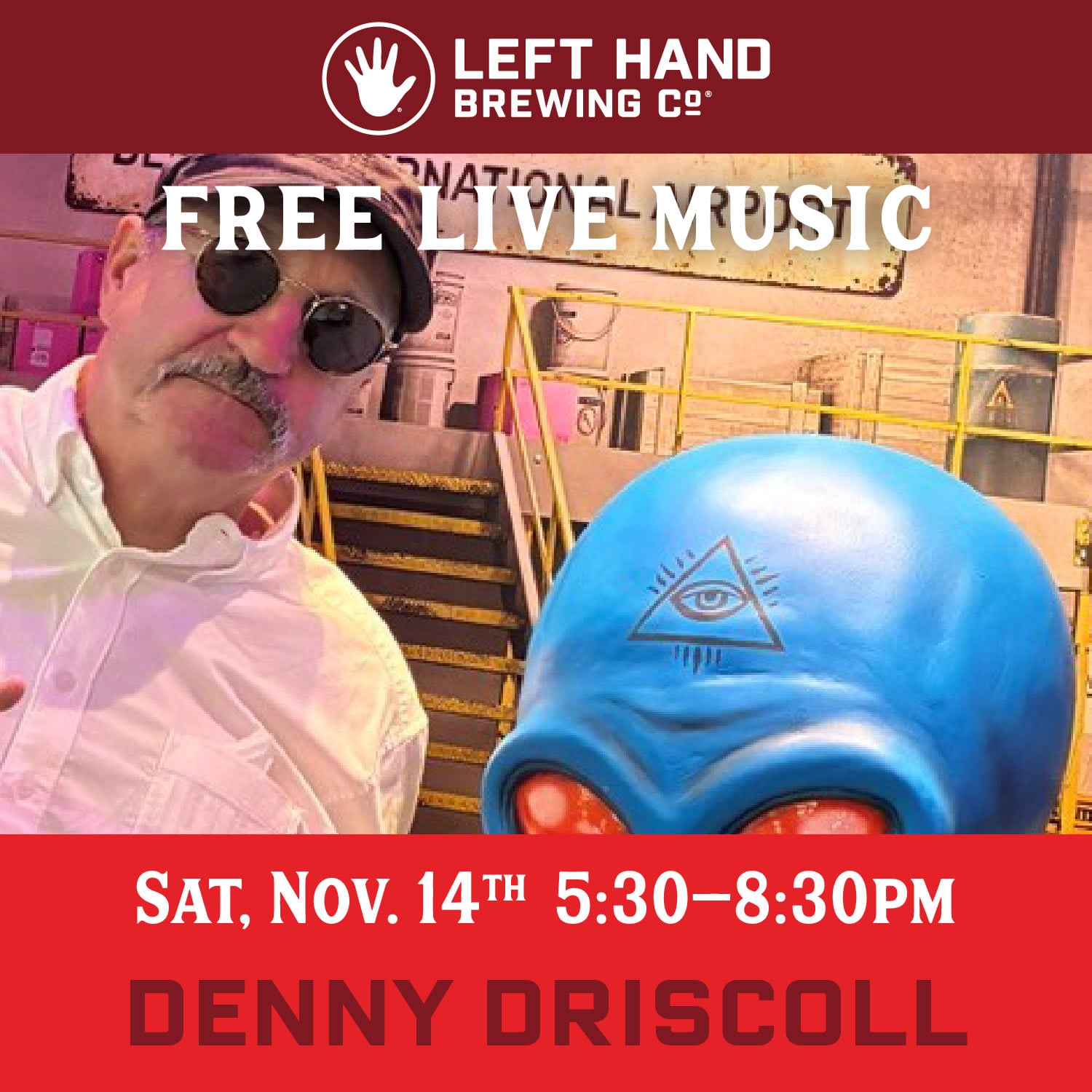 Free Live Music with Denny Driscoll