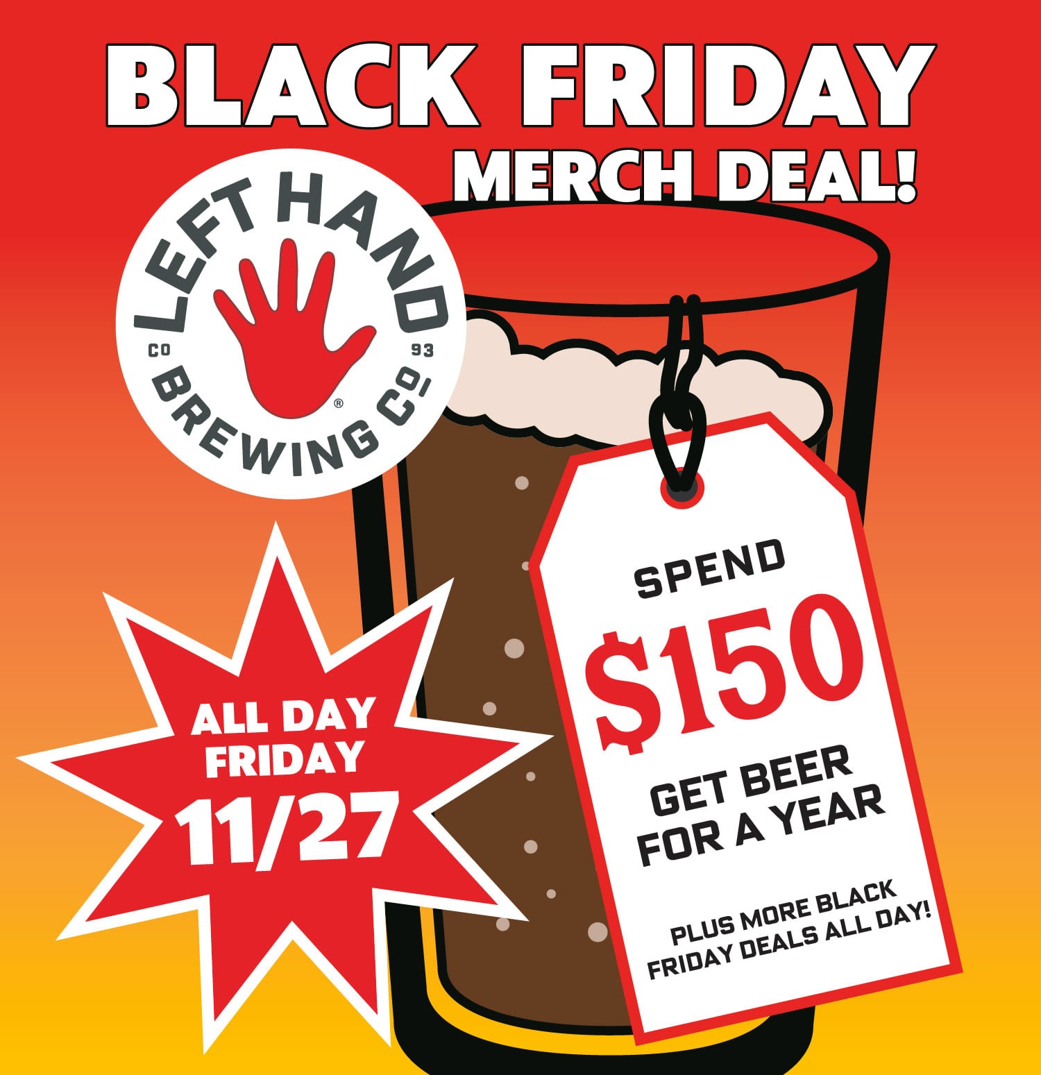 Celebrate Black Friday with Free Beer for a Year!