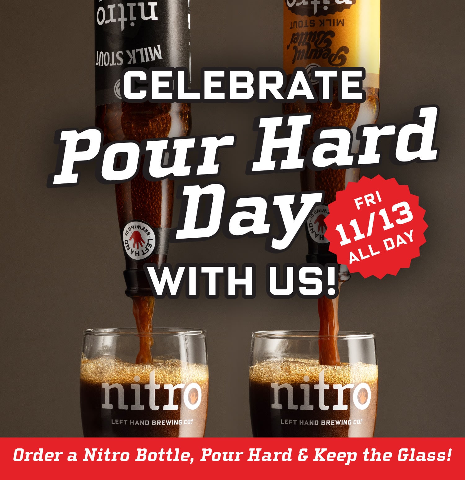 Celebrate Pour Hard Day at Left Hand!